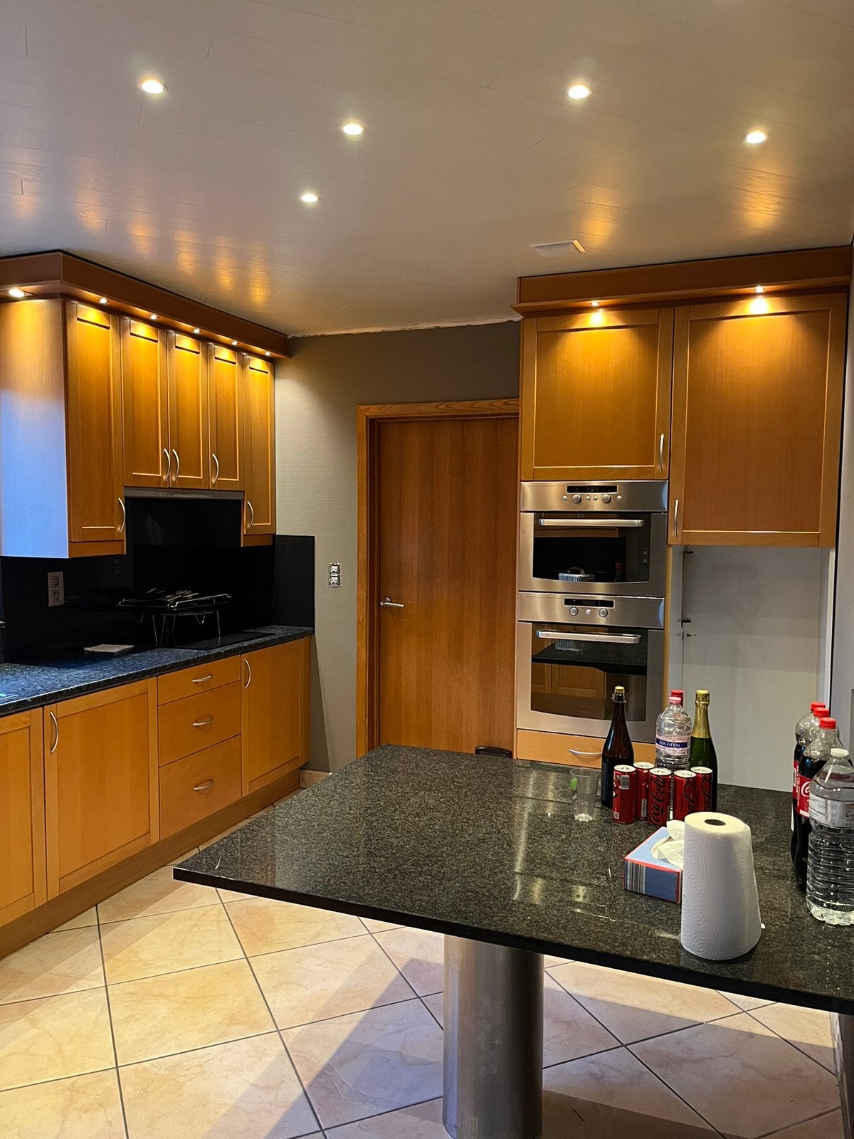 Complete keuken inclusief toestellen, Synthétique, Brun, Enlèvement, Utilisé