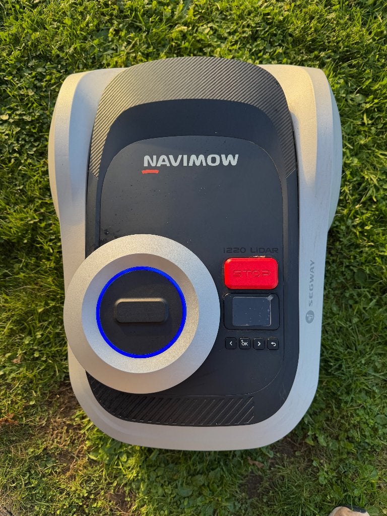 NET GEKOCHT! Segway Navimow i220 LiDAR + Garage Verhuis USA, Ophalen, Zo goed als nieuw, Autre, Met regensensor