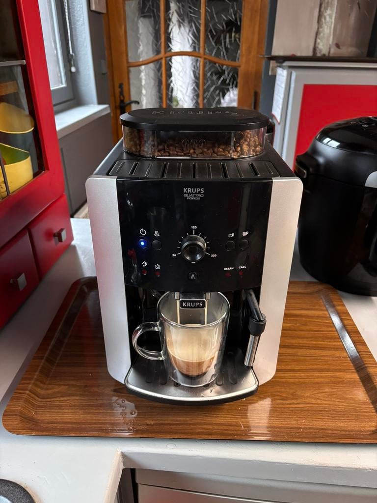 Machine à café grain, Electroménager, Réservoir d'eau amovible, Café en grains, Combiné, 2 à 4 tasses
