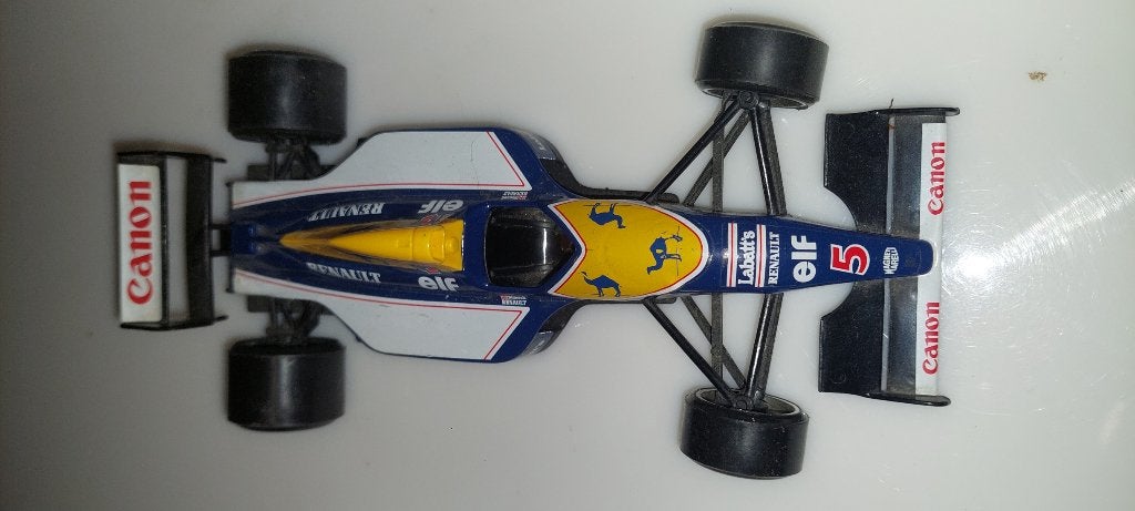 Vintage Bburago 1:24 F1 Williams FW14 (1991) — Fabriqué en I, Hobby & Loisirs créatifs, Enlèvement ou Envoi, Neuf, Voiture, Burago