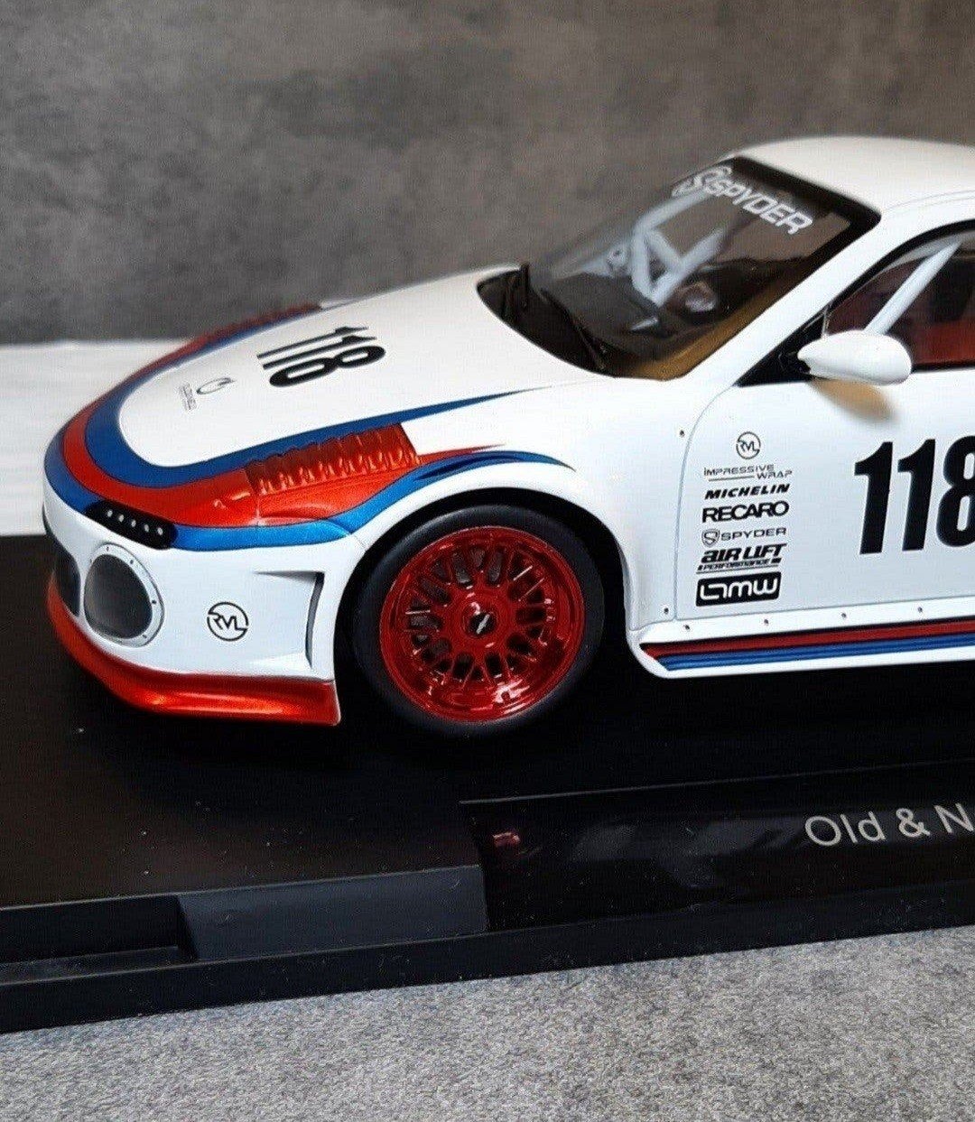 1:18/Porsche 997/Old & New/ZGAN, Ophalen of Verzenden, Zo goed als nieuw, Auto, Overige merken