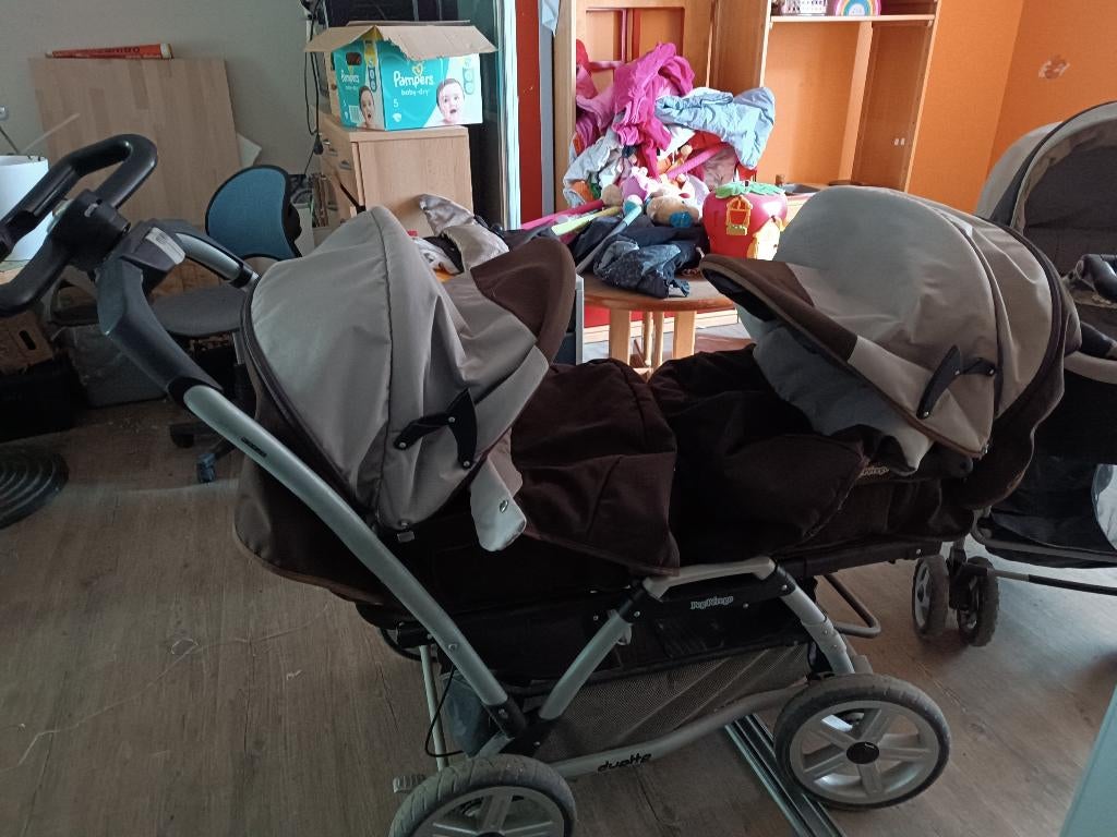 Poussette double, Enfants & Bébés, Enlèvement, Utilisé, Poussette ou Buggy