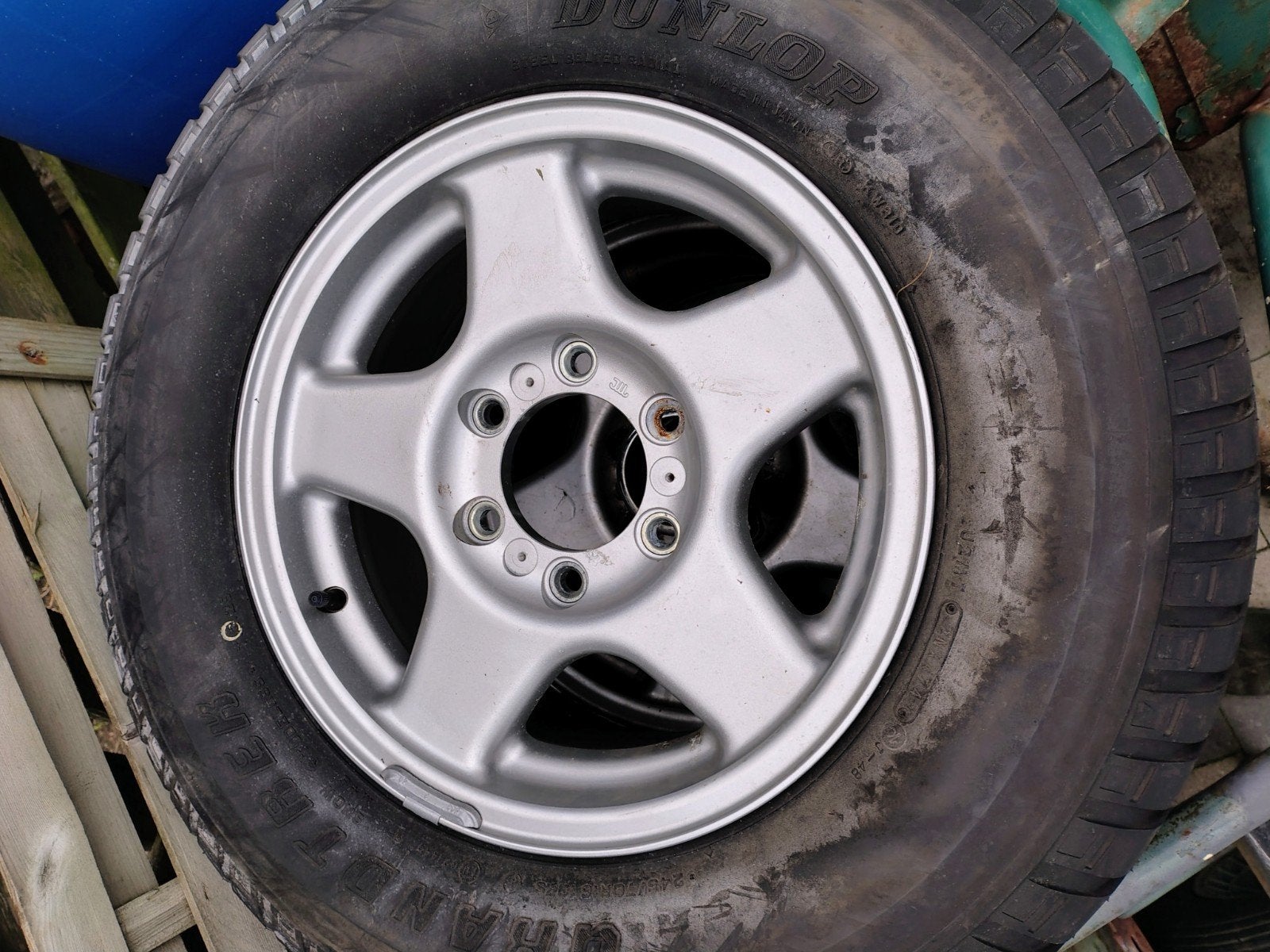 aluminium velgen met winterband A/T Nissan Toyota Hyundai, Auto-onderdelen, Ophalen, 16 inch, Winterbanden, Banden en Velgen