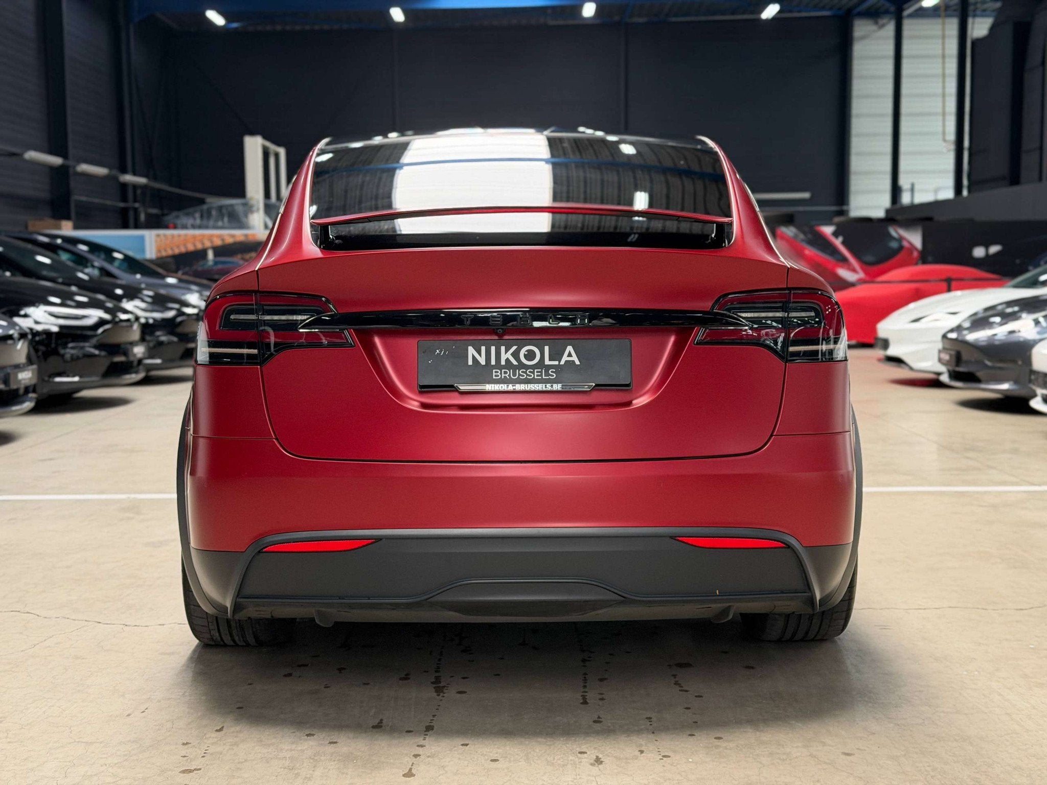 Tesla Model X PLAID - FULL WRAP SATIN RED - ENHANCED AUTOPIL, Automaat, Gebruikt, Beige, https://public.car-pass.be/vhr/a3375fa9-f5d7-481c-969e-0299d6a1b470