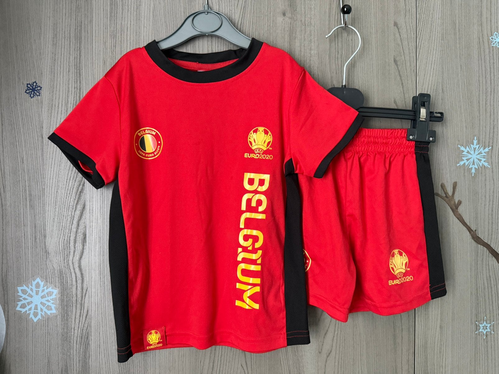 Voetbal tenue Belgium maat 98/104, Enfants & Bébés, Vêtements enfant | Taille 98, Enlèvement ou Envoi, Comme neuf, Garçon ou Fille
