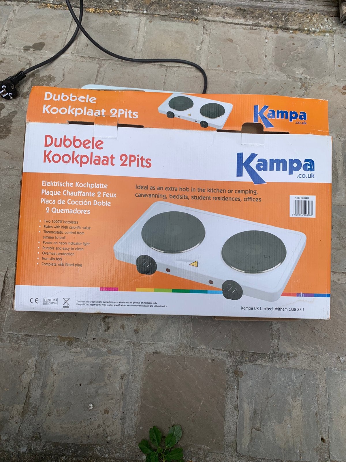 Camping kookplaat, Elektronische apparatuur, Ophalen, Zo goed als nieuw