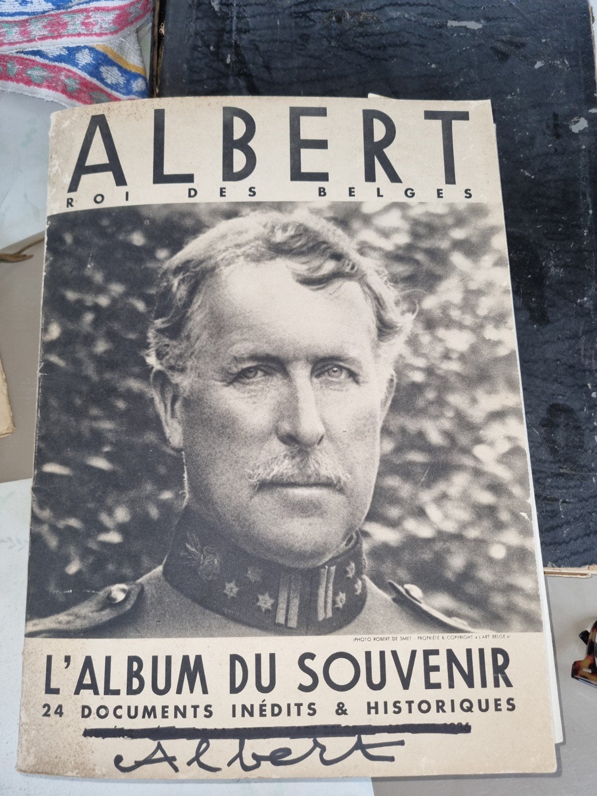 Albert oud boek met fotos, Enlèvement