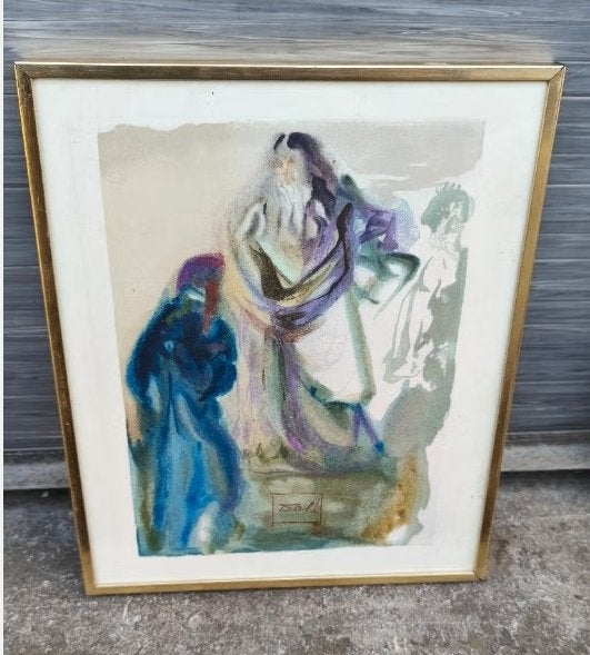 Lithographie signe Salvador Dali, Ophalen of Verzenden, Lithografie