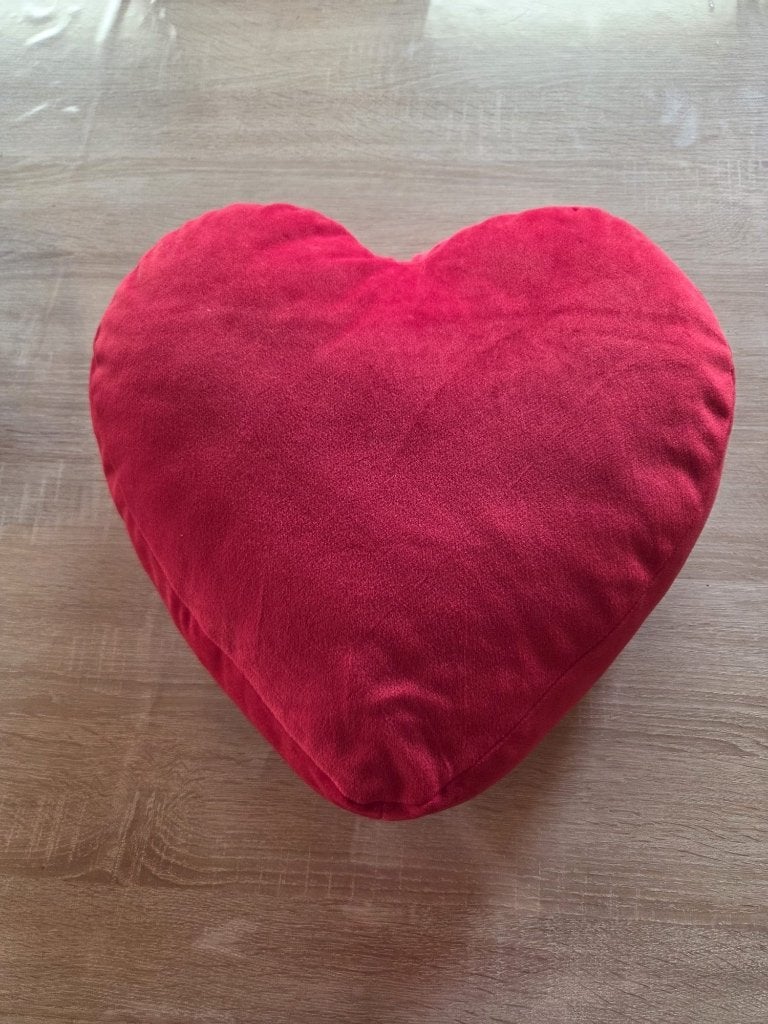 Sierkussen hart, Ophalen of Verzenden, Gebruikt, Rood, Hartvormig