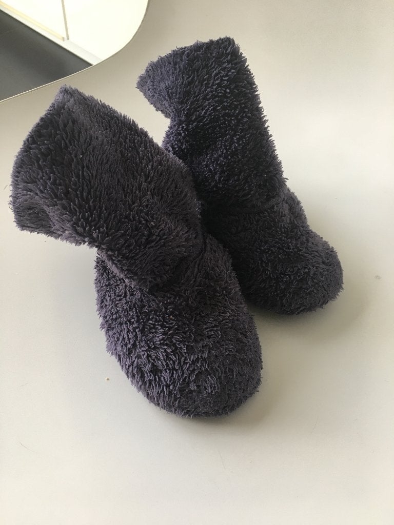 Pantoffels of sokken Woody grijs maat 22/26, Gebruikt, Jongen of Meisje, Ophalen of Verzenden, Sokken