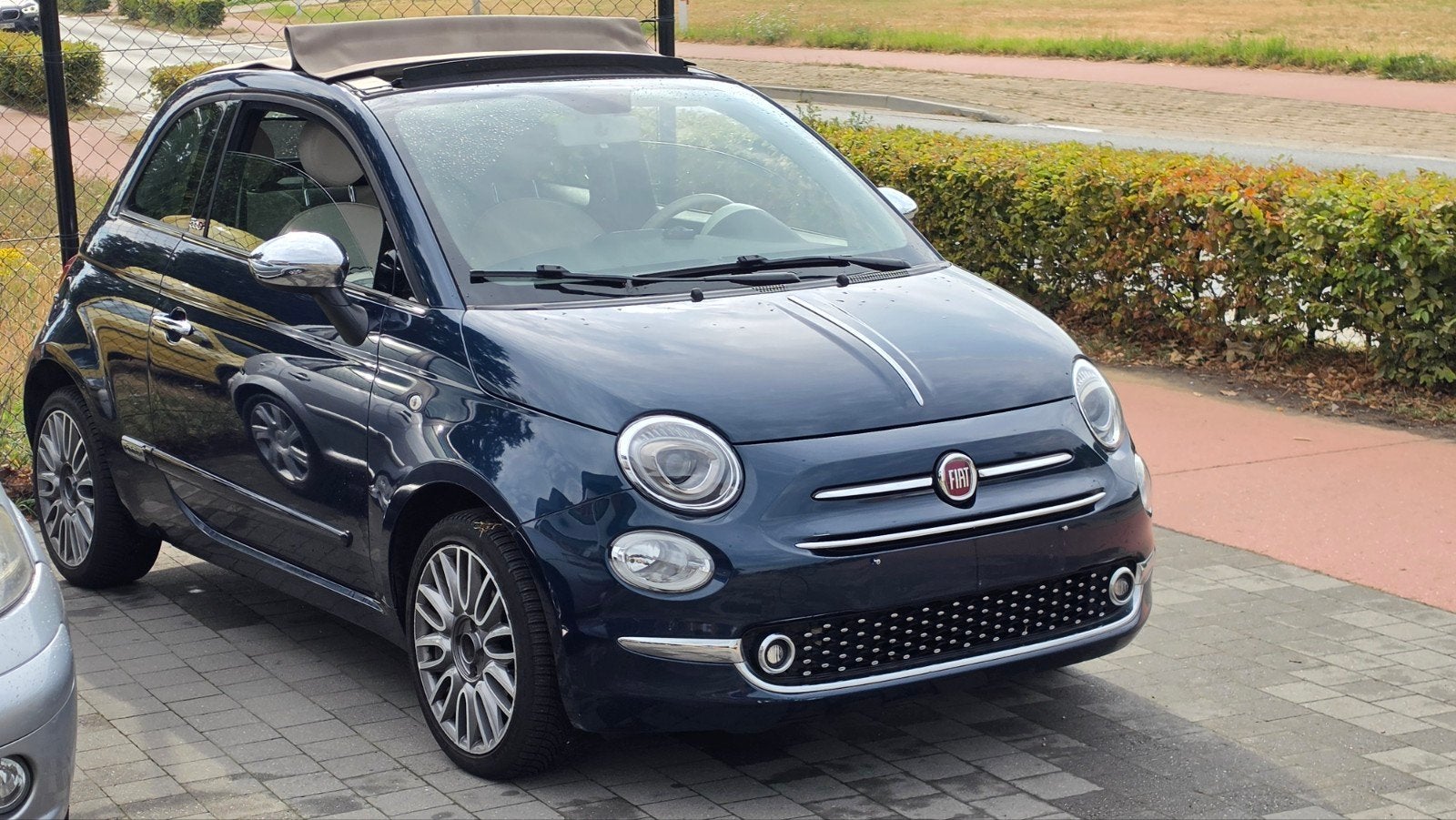 fıat 500 cabrıo1.2 benzıne bj 2017 euro6b blanco gekeurd, Auto's, Particulier, Te koop