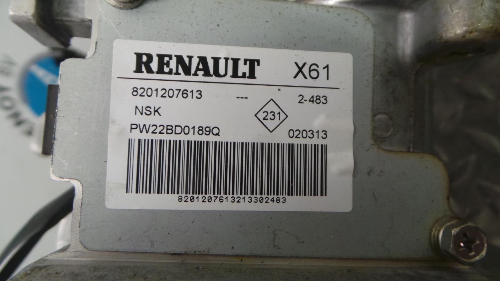 RENAULT KANGOO DCi 75 STUURKOLOM 2013, Auto-onderdelen, Ophalen of Verzenden, Gebruikt, ARN erkend