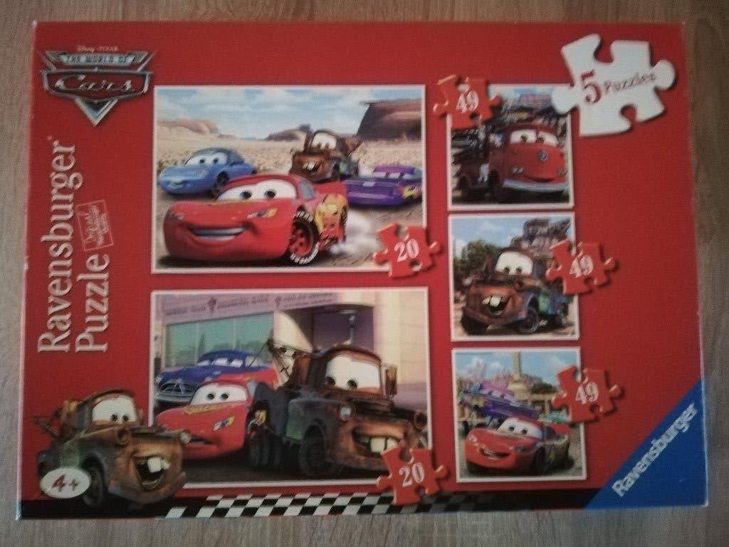 puzzels kinderpuzzels "cars", Kinderen en Baby's, Speelgoed | Kinderpuzzels, Ophalen, Gebruikt
