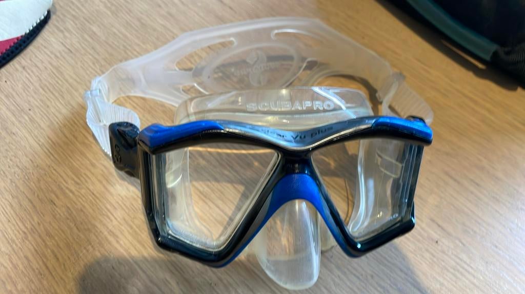 Masker Scubapro Clear Vu plus, Ophalen of Verzenden, Zo goed als nieuw, Duikbril of Snorkel