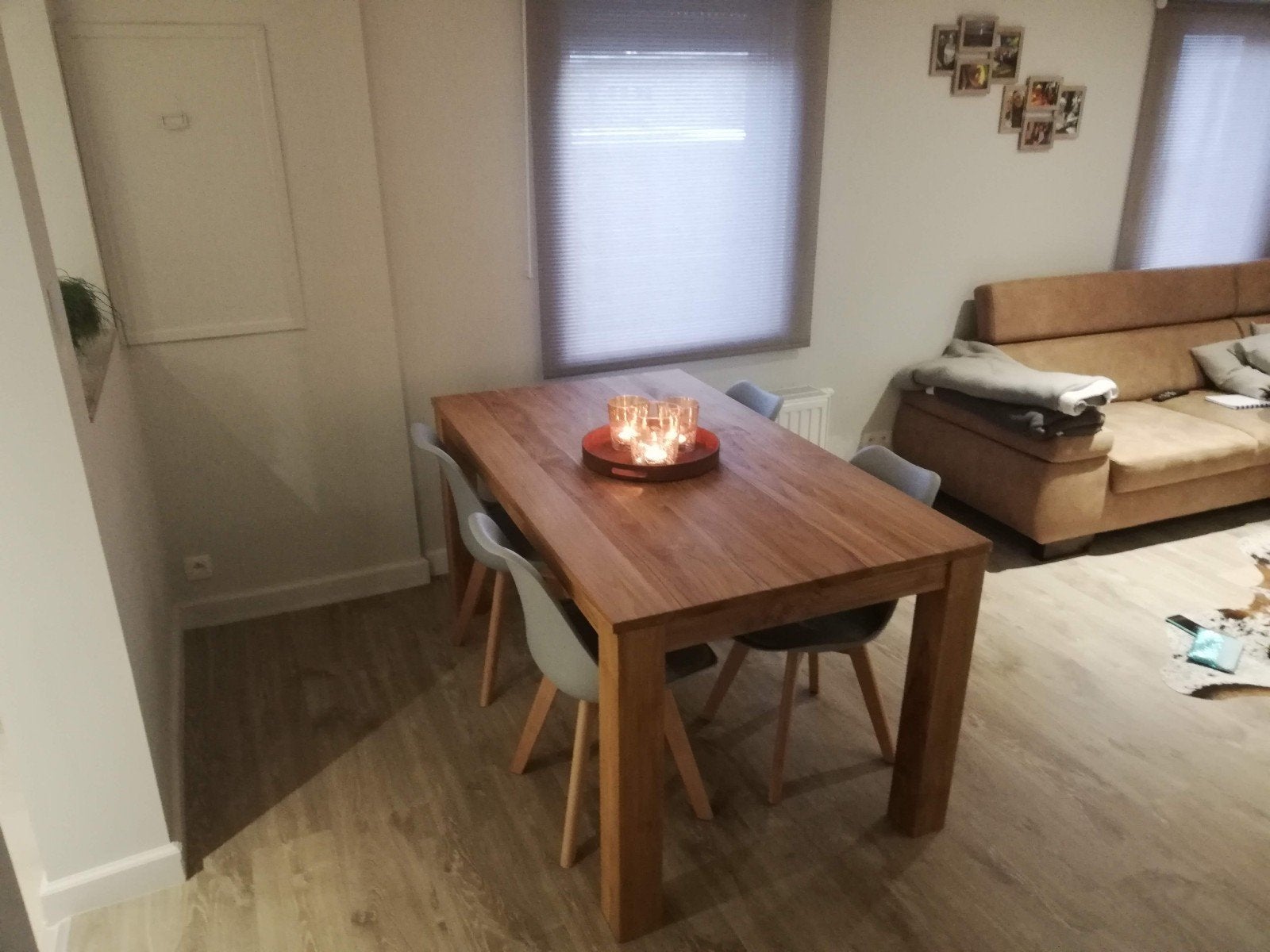 tafel in teak voor 4 personen. lengte 2000 mm, Enlèvement