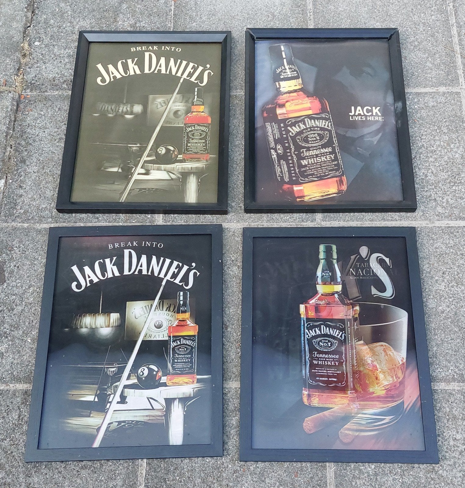 Het hologramframe van Jack Daniel, Ophalen of Verzenden, Gebruikt, 32 cm, 42 cm