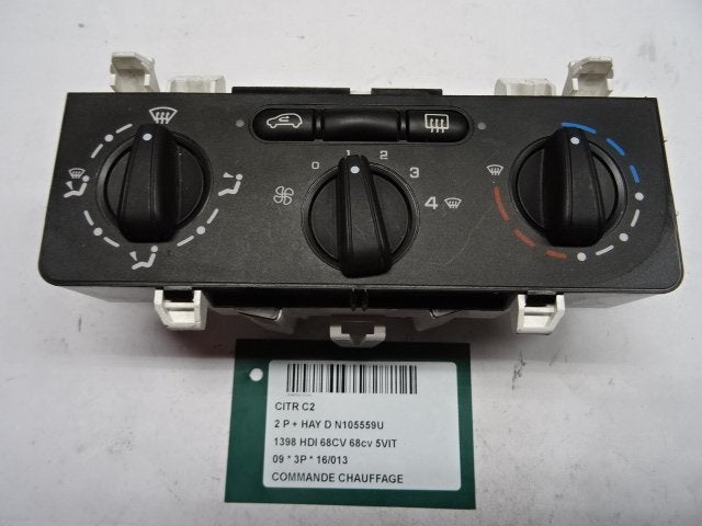 PANNEAU DE COMMANDE CHAUFFAGE Citroën C2 (JM) (N105559U), Utilisé, Citroën