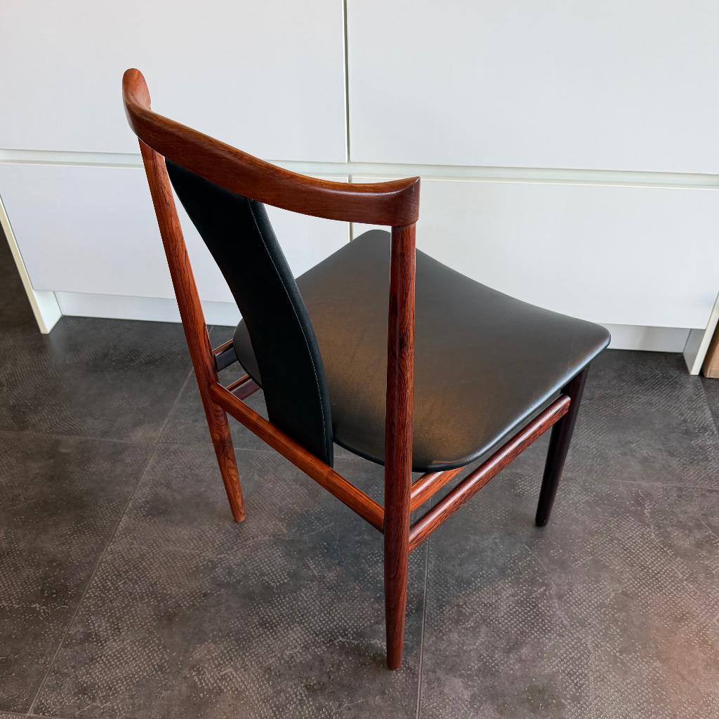 4 Deense vintage stoelen perfecte staat koopje, Ophalen