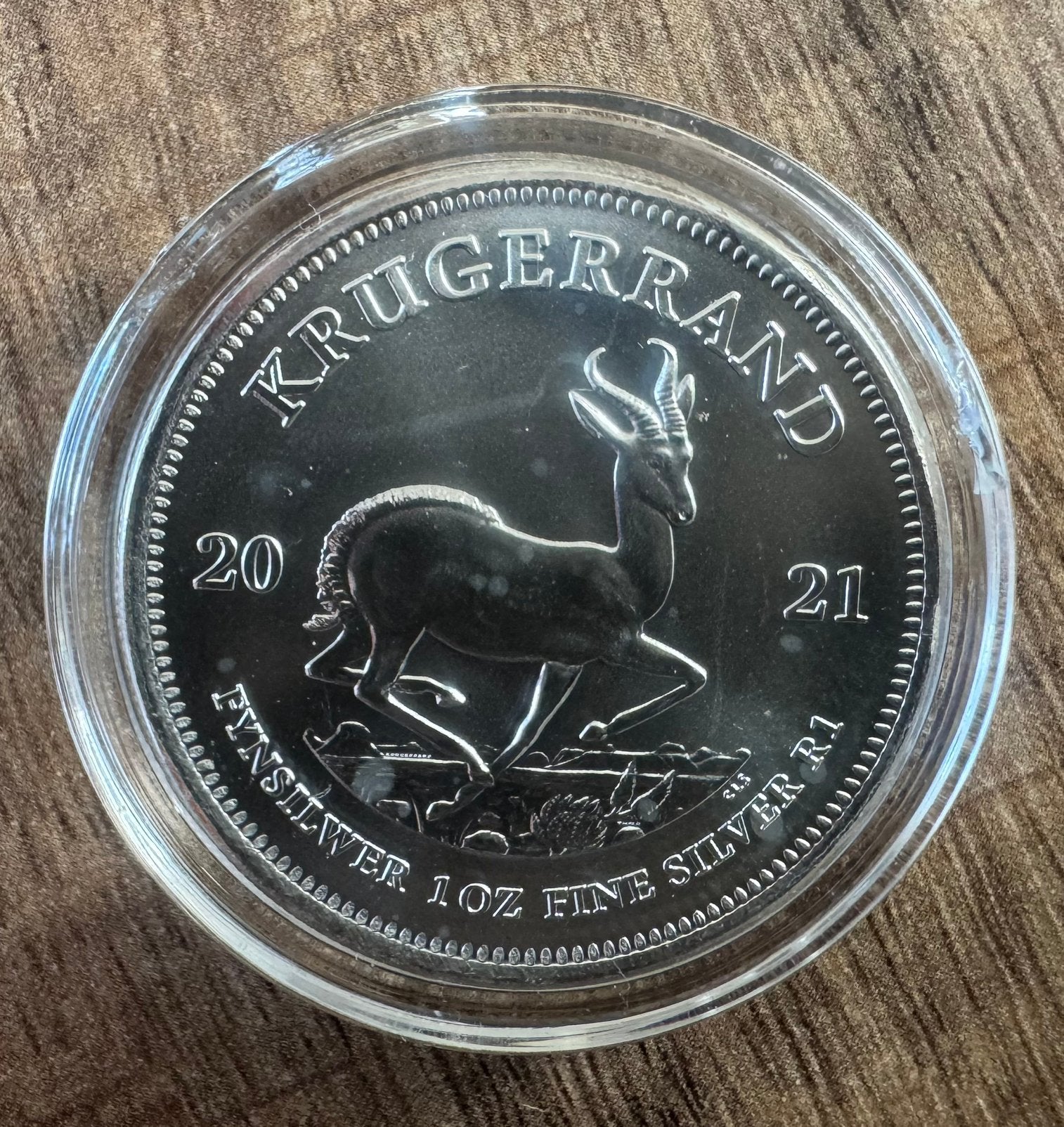 1oz zilveren Krugerrand 2021, Verzenden, Zilver
