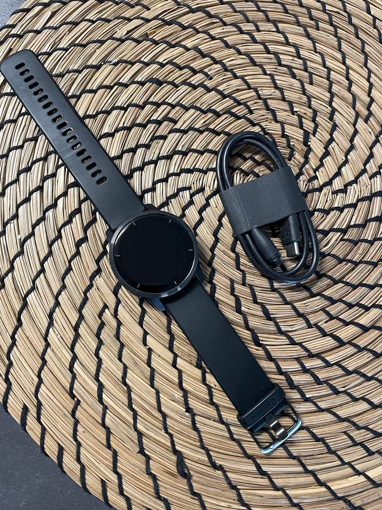 Garmin Venu 2, Ophalen of Verzenden, Hoogte, Gebruikt, Zwart