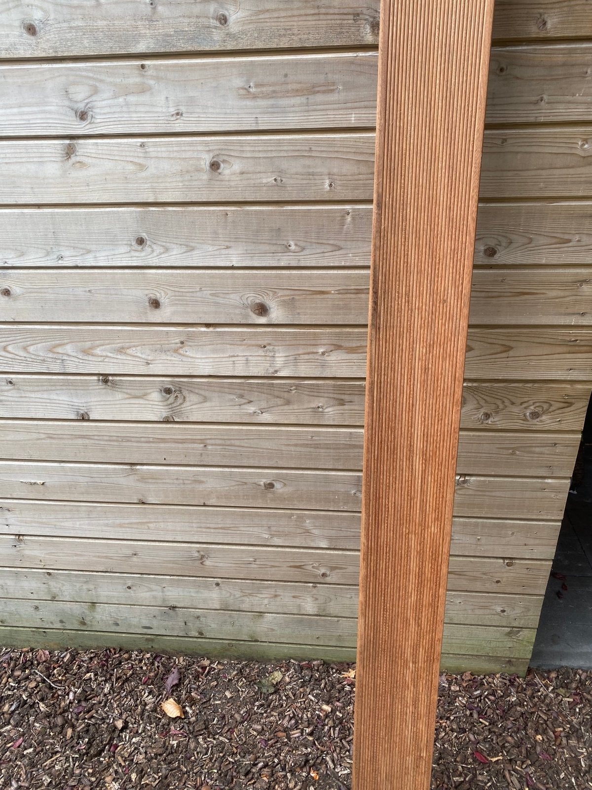 Terrasplank Tali 42 Lopende meter, Ophalen, Nieuw, Planken, Hardhout