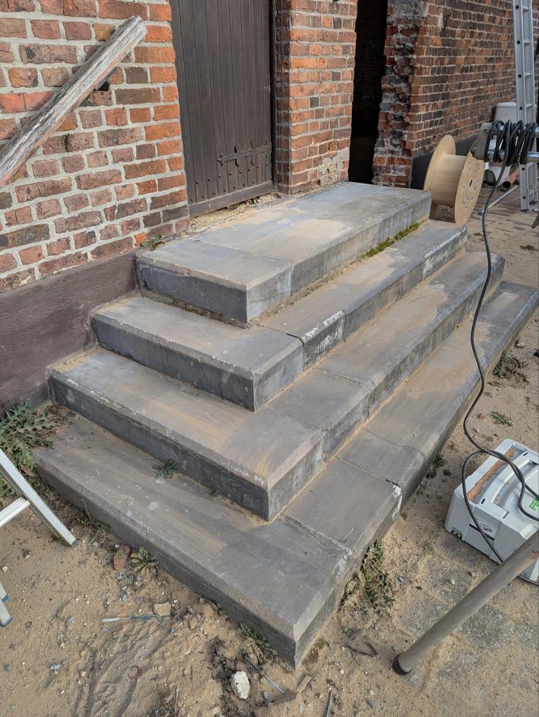 Arduinen trap / dorpels 30x15, Jardin & Terrasse, Terrasses, Enlèvement, Utilisé, Autres matériaux