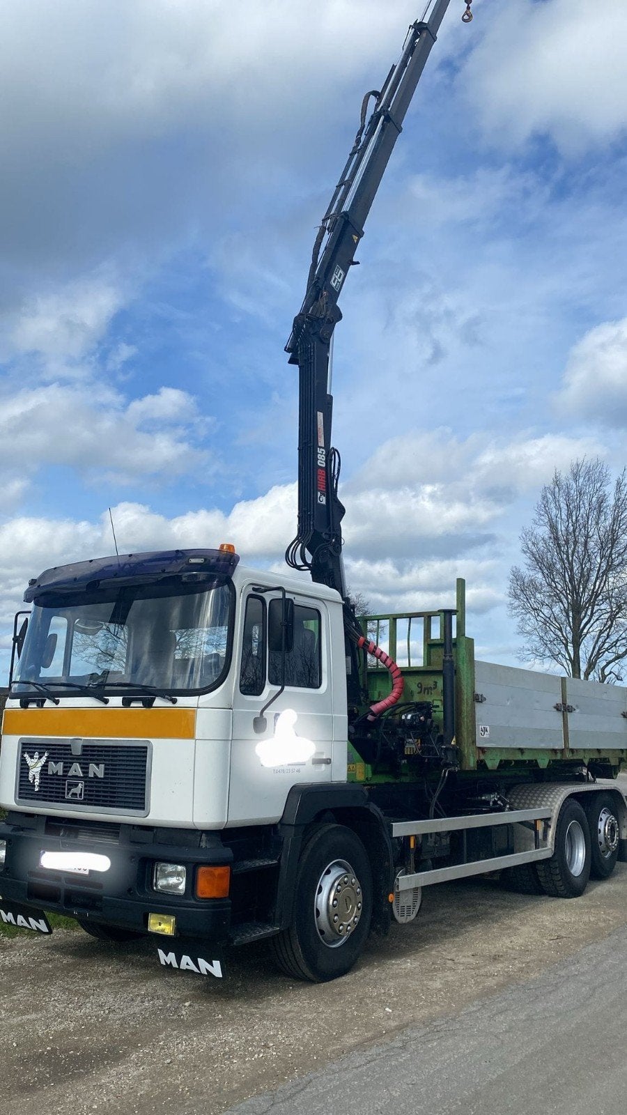 M.A.N. porte container+grue Hiab, Particulier, Achat, MAN
