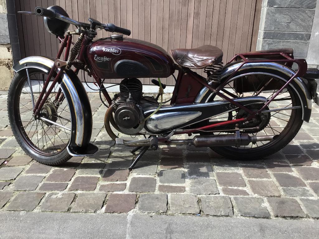 Koehler- Escoffier K luxe 125 1949, Occasion, 125 cc, 11 kW of minder, Handgeschakeld