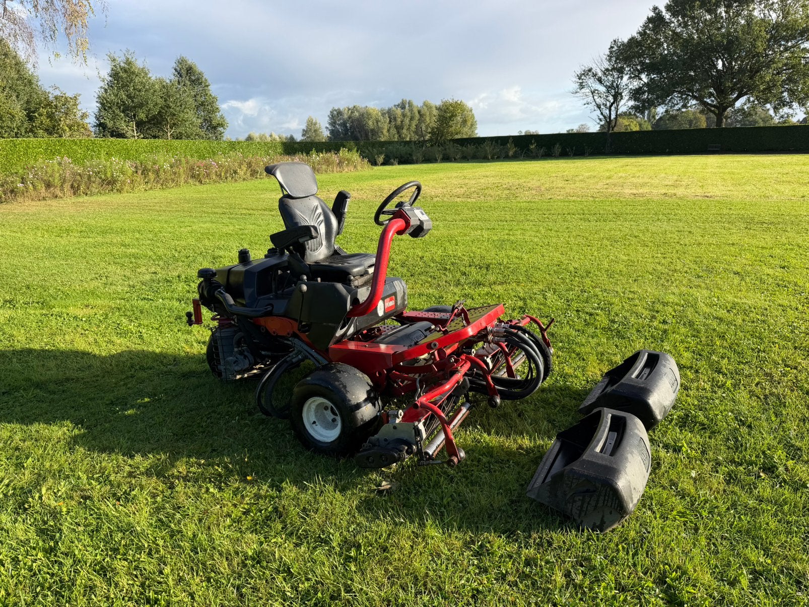 Toro 3250D, Tuin en Terras, Ophalen, Gebruikt, Benzine-grasmaaier, Elektrische starter