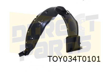 Toyota  Aygo (7/14-7/18) (B40) modderkuip Rechts Origineel!, Neuf, Arrière, -, Toyota