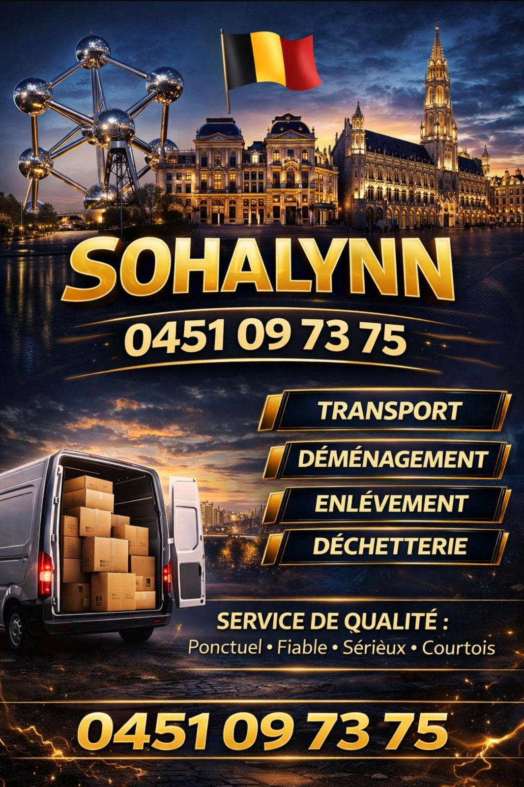 Transport, verhuizing en afvalverwerking 24/24 7/7