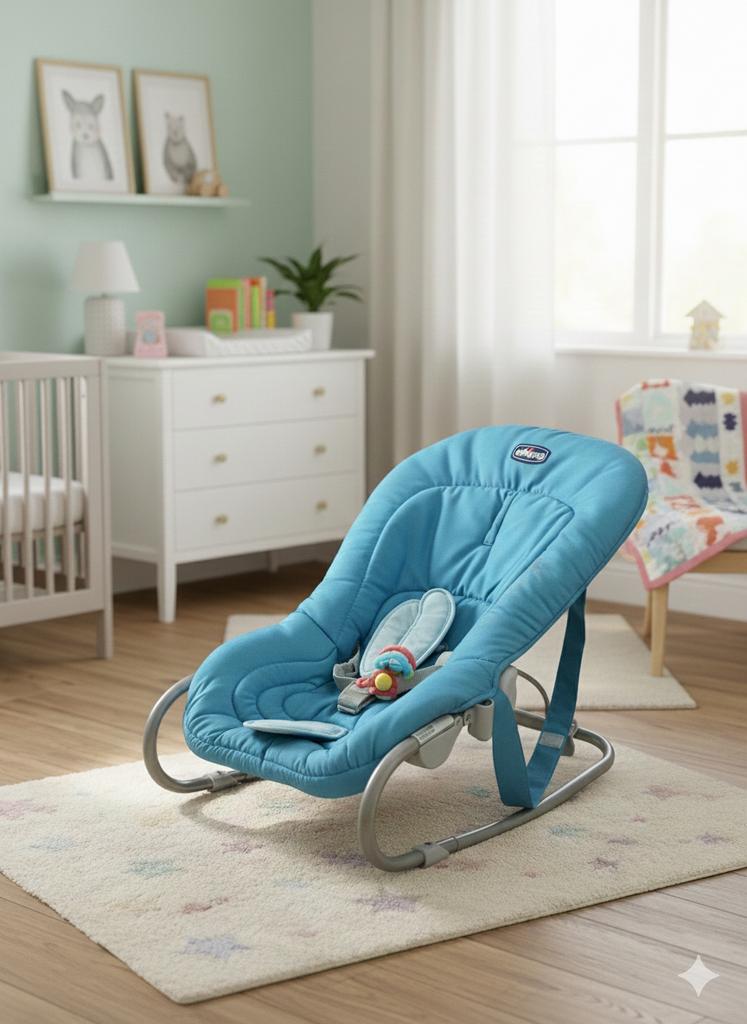Chicco wipstoeltje voor baby's, Kinderen en Baby's, Ophalen, Schommelstoel, Chicco, Met gordel(s) of riempje(s)