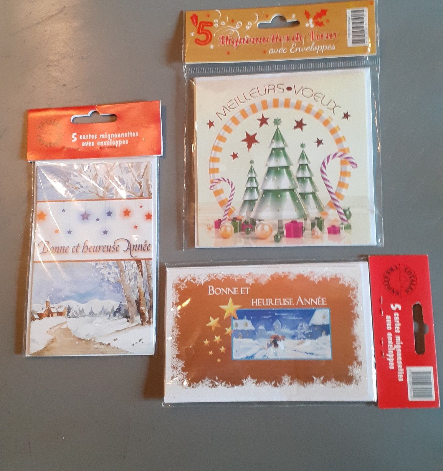 Lot de 15 cartes neuves avec enveloppe pour vœux  (lot 3), Diversen, Wenskaarten, Ophalen of Verzenden