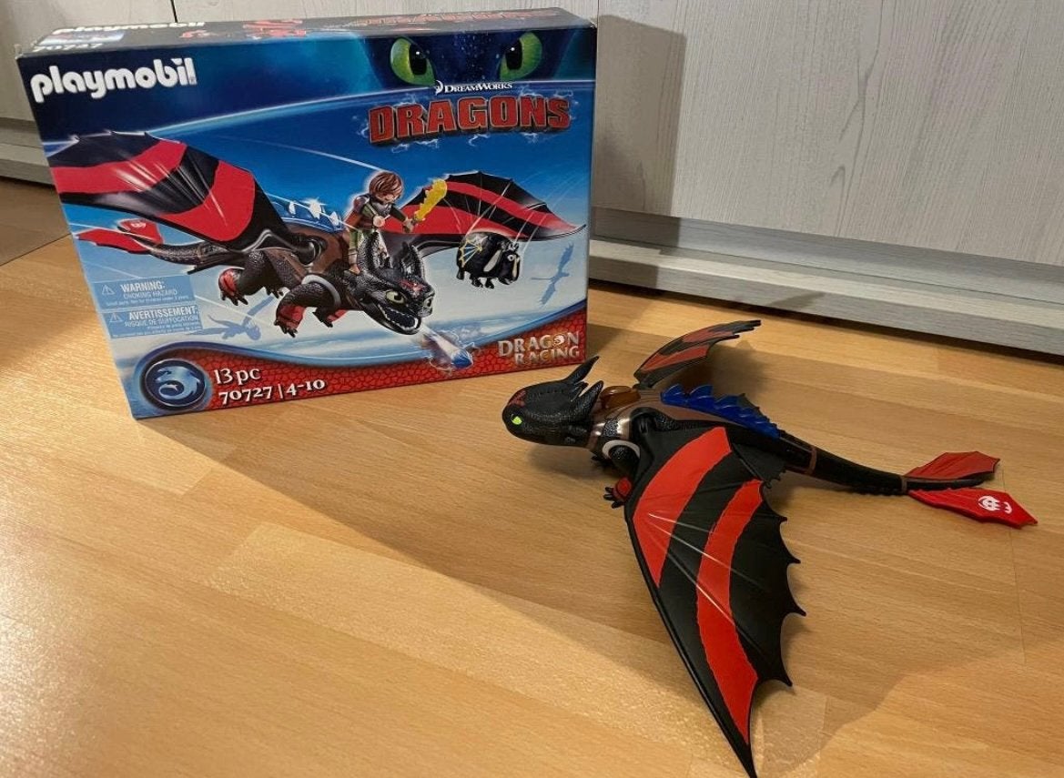 Playmobil Dragons 70727 Krokmou (+4 ans), Enlèvement, Utilisé