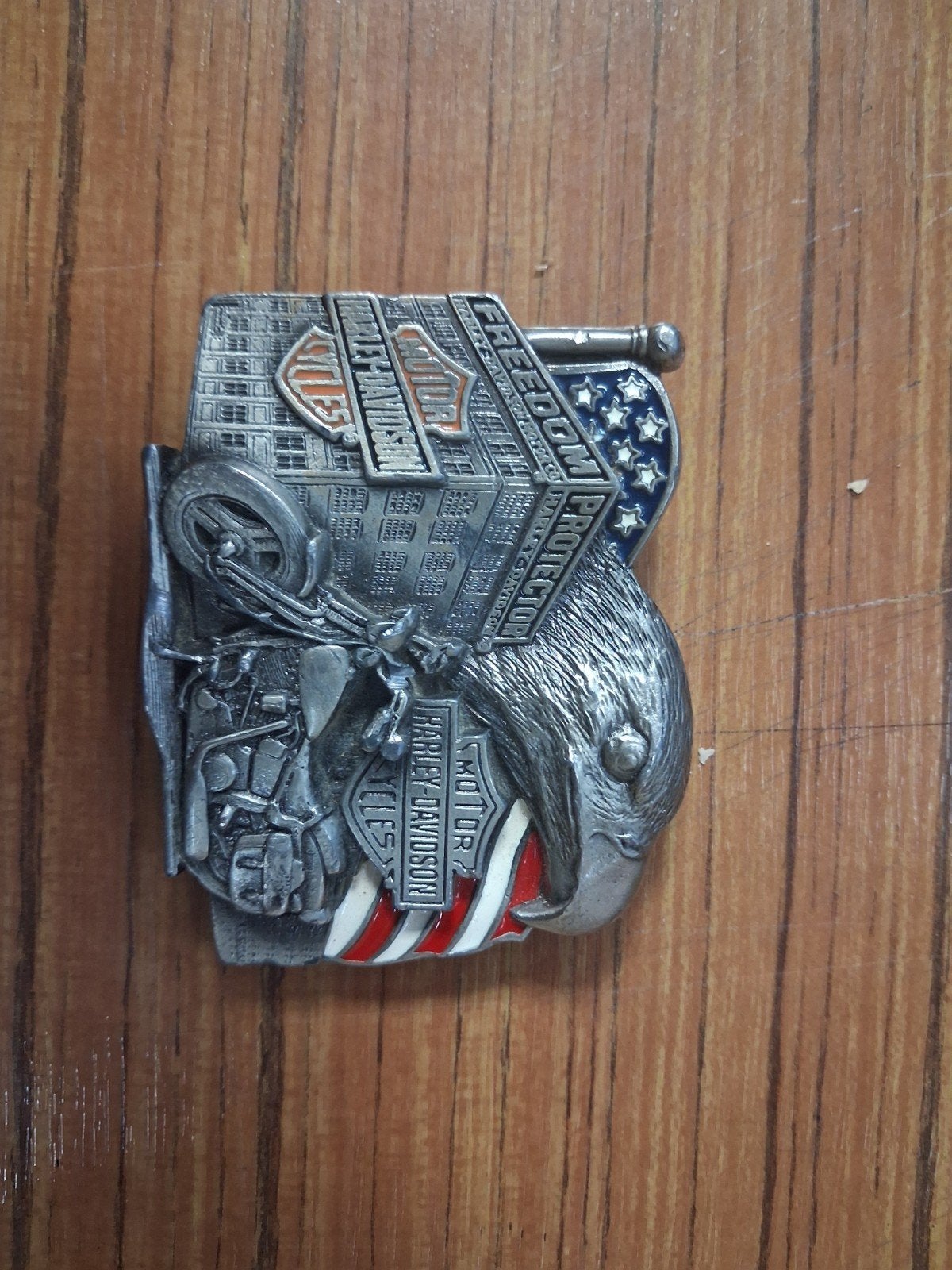 harley davidson beltbuckle, Motoren, Ophalen of Verzenden