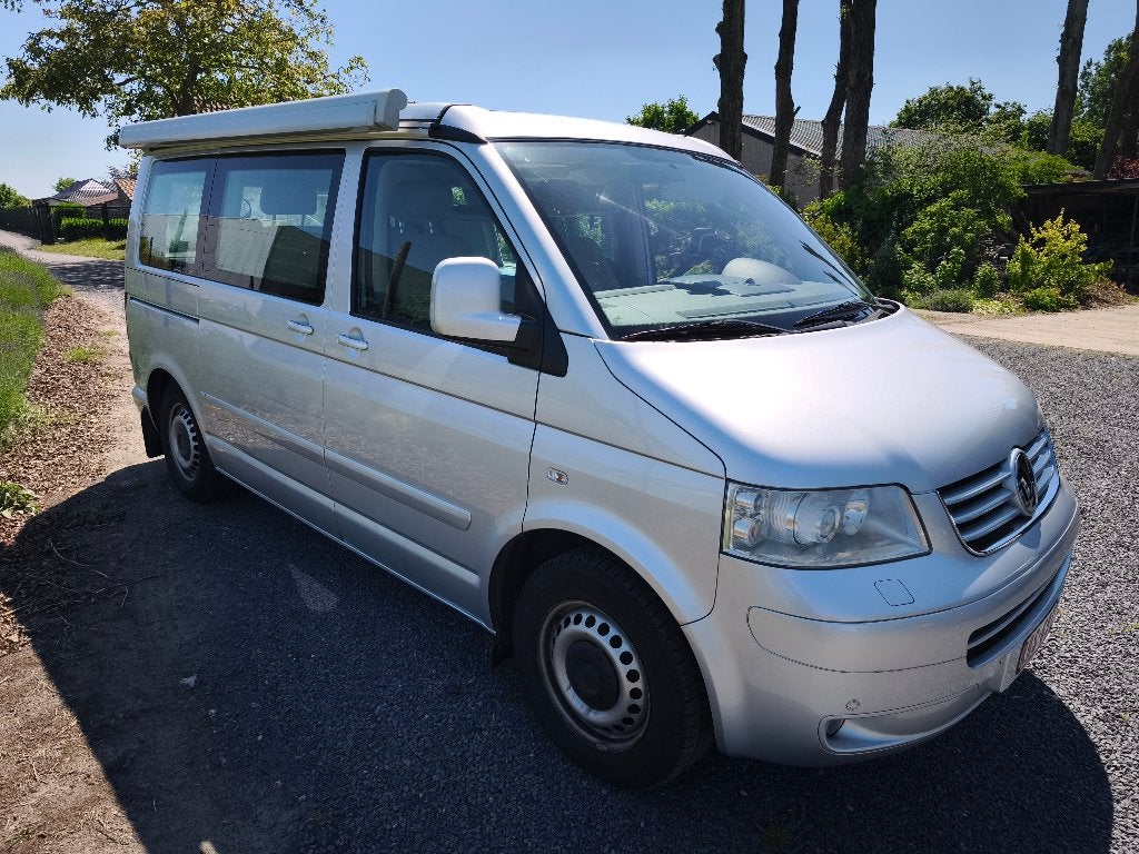 Volkswagen T5 California 2.5 TDI 4Motion, Auto's, Stof, Beige, 2500 kg, 96 kW