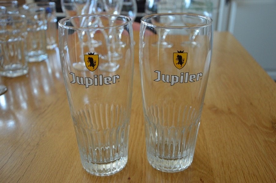 Jupiler glas 0,5L, Enlèvement ou Envoi, Comme neuf, Verre à bière