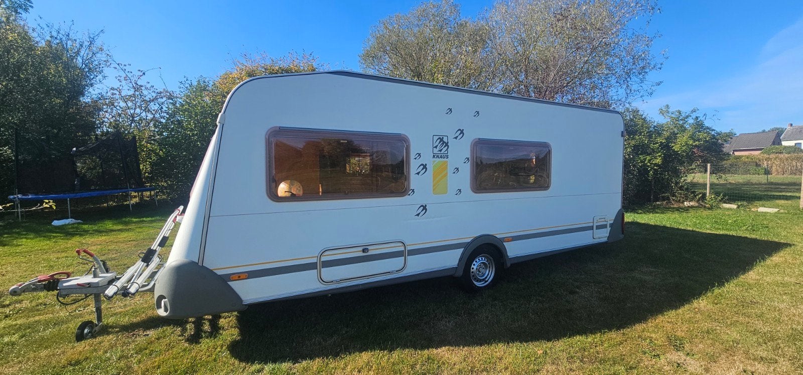 caravane Knaus 550, Caravanes & Camping, 6 à 7 mètres, Jusqu'à 6, Fenêtres ouvrantes, Knaus