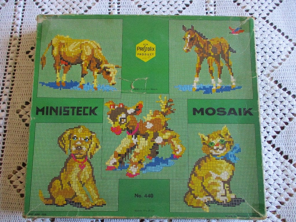 Doos Ministeck Mosaik Family, Hobby & Loisirs créatifs, Enlèvement ou Envoi, Utilisé, Coffret