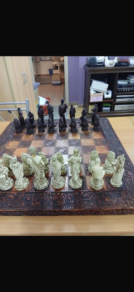 Superbe jeu d’échecs ancien( jeu de dames ) (30 à 40 ans), Enlèvement ou Envoi, Utilisé