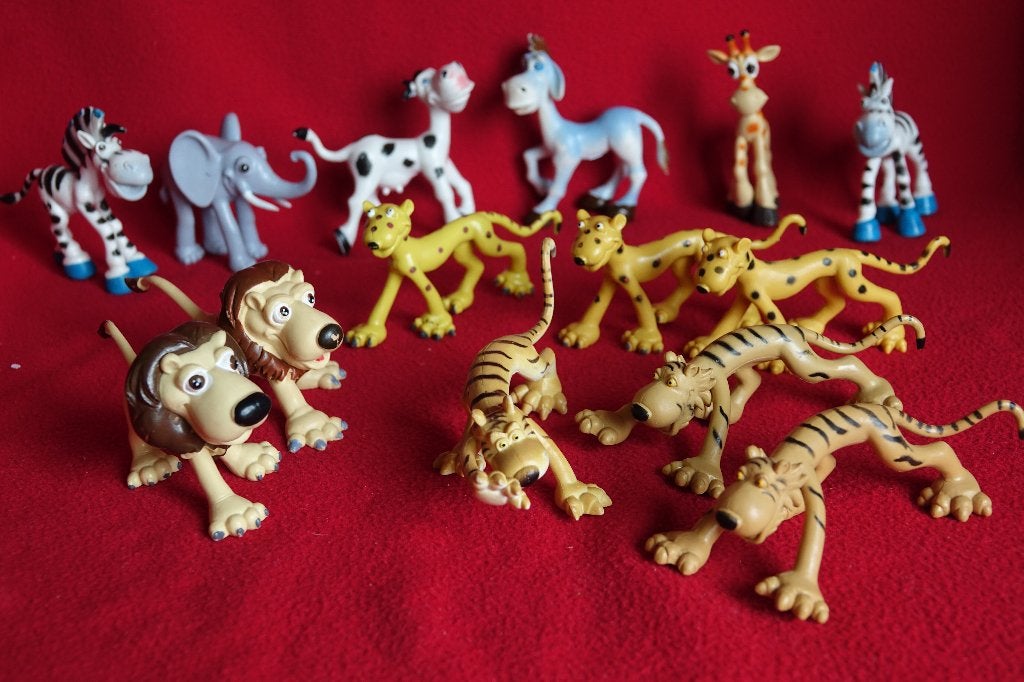 14 Funny Animals Safari Grappige Dieren, Ophalen of Verzenden, Gebruikt