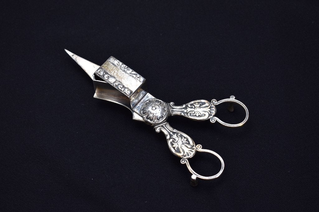 Antieke Zilveren Kaarsenschaar 1810-1830's, Ophalen of Verzenden, Zilver