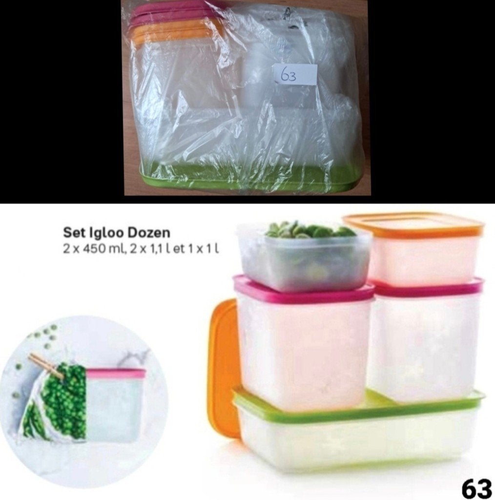 Tupperware Diepvriesdozen Setten (zie omschrijving), Huis en Inrichting, Overige kleuren, Nieuw, Ophalen of Verzenden, Bak of Kom