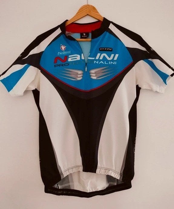 Fietsshirt met korte mouwen. Nalini, Medium., Vêtements | Hommes, Vêtements de sport, Enlèvement ou Envoi, Bleu, Taille 48/50 (M)
