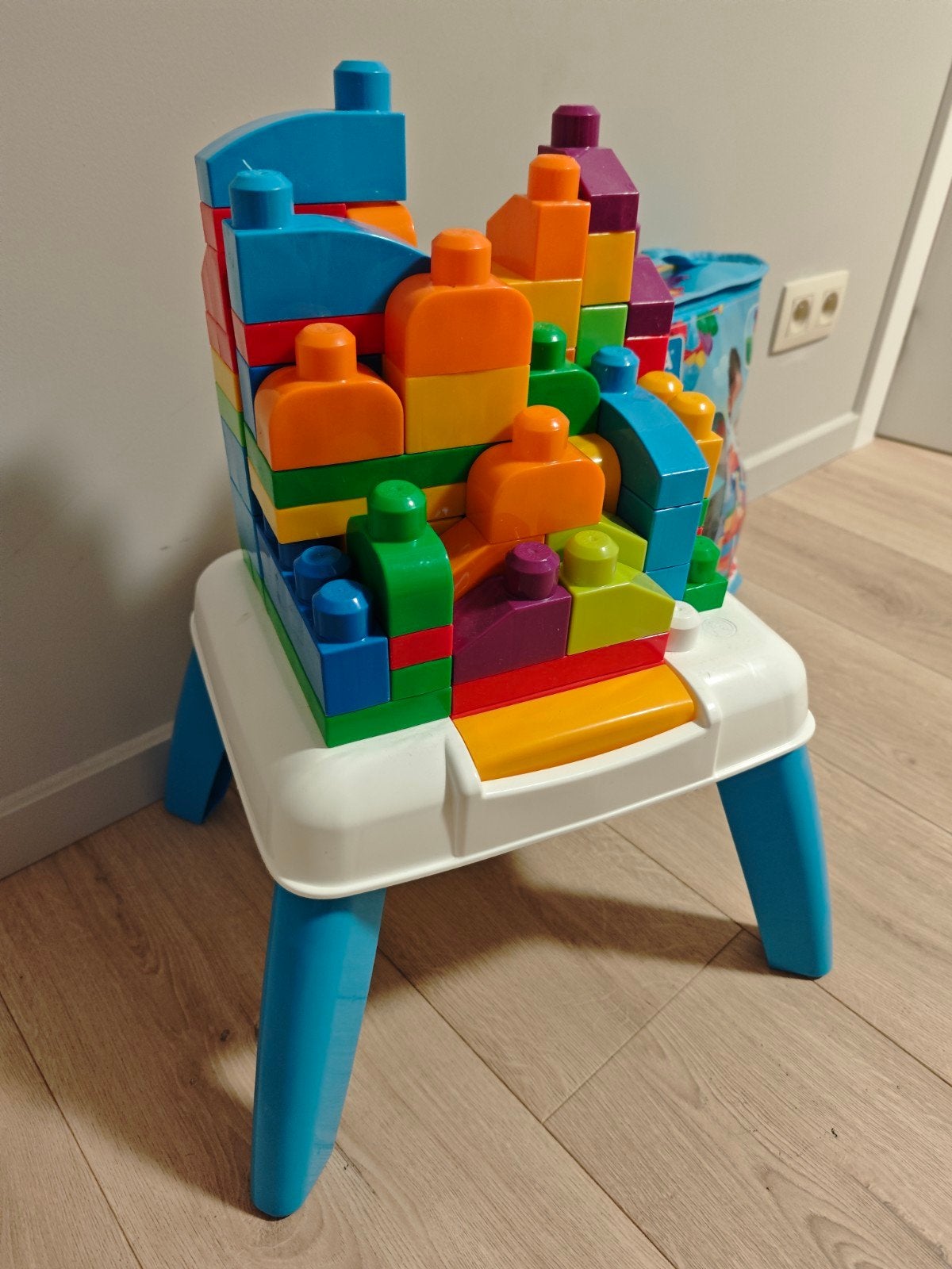 Speeltafel mega Bloks + mega bloks, Ophalen