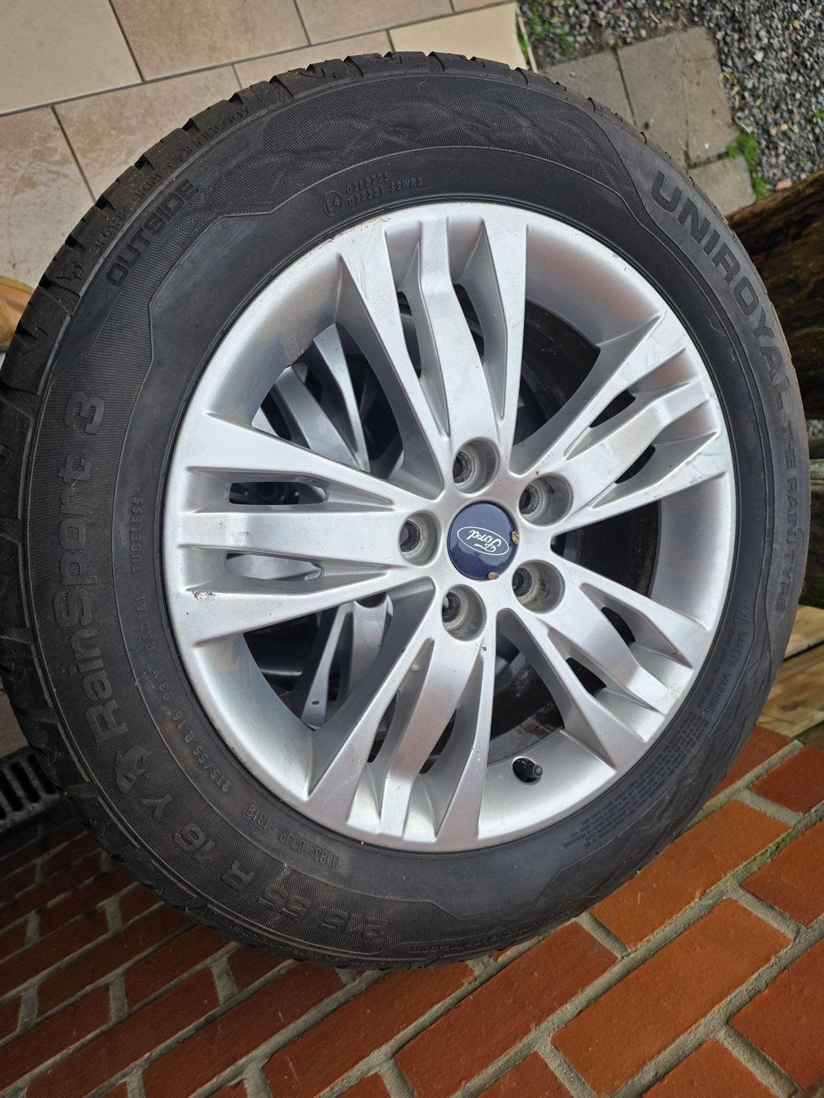 4 ford focus velgen. Met TOP banden uniroyal!, Auto-onderdelen, Ophalen, 16 inch, Band(en)