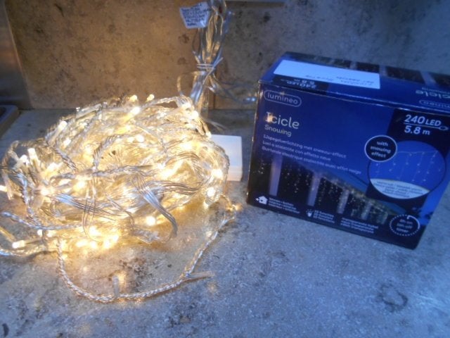 IJspegel-verlichting Lumineo - 240 leds, Ophalen of Verzenden, Zo goed als nieuw