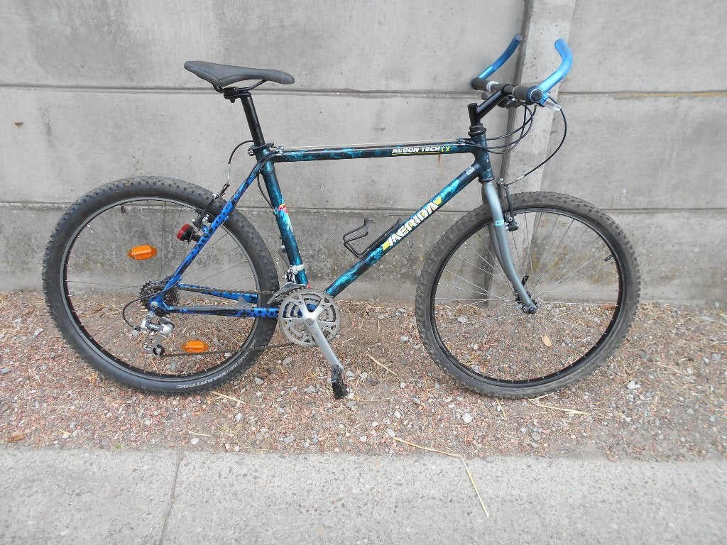 VTT 26" MERIDA alu-21 vit--taille L-48cm---homme, Vélos & Vélomoteurs, VTT rigide, Frein sur jante, 45 à 49 cm, Merida