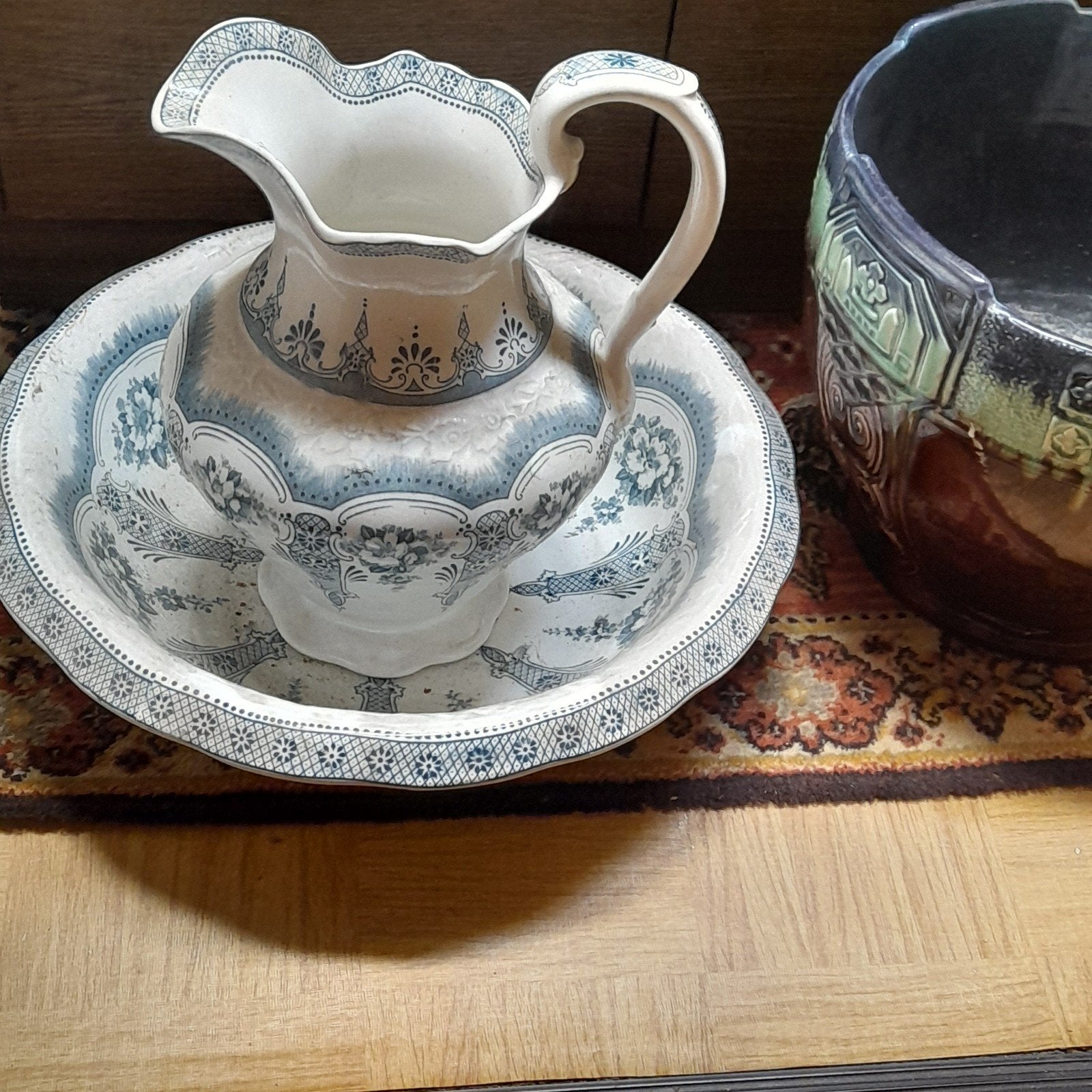 cruche et lavabo ancien, Antiek en Kunst, Ophalen