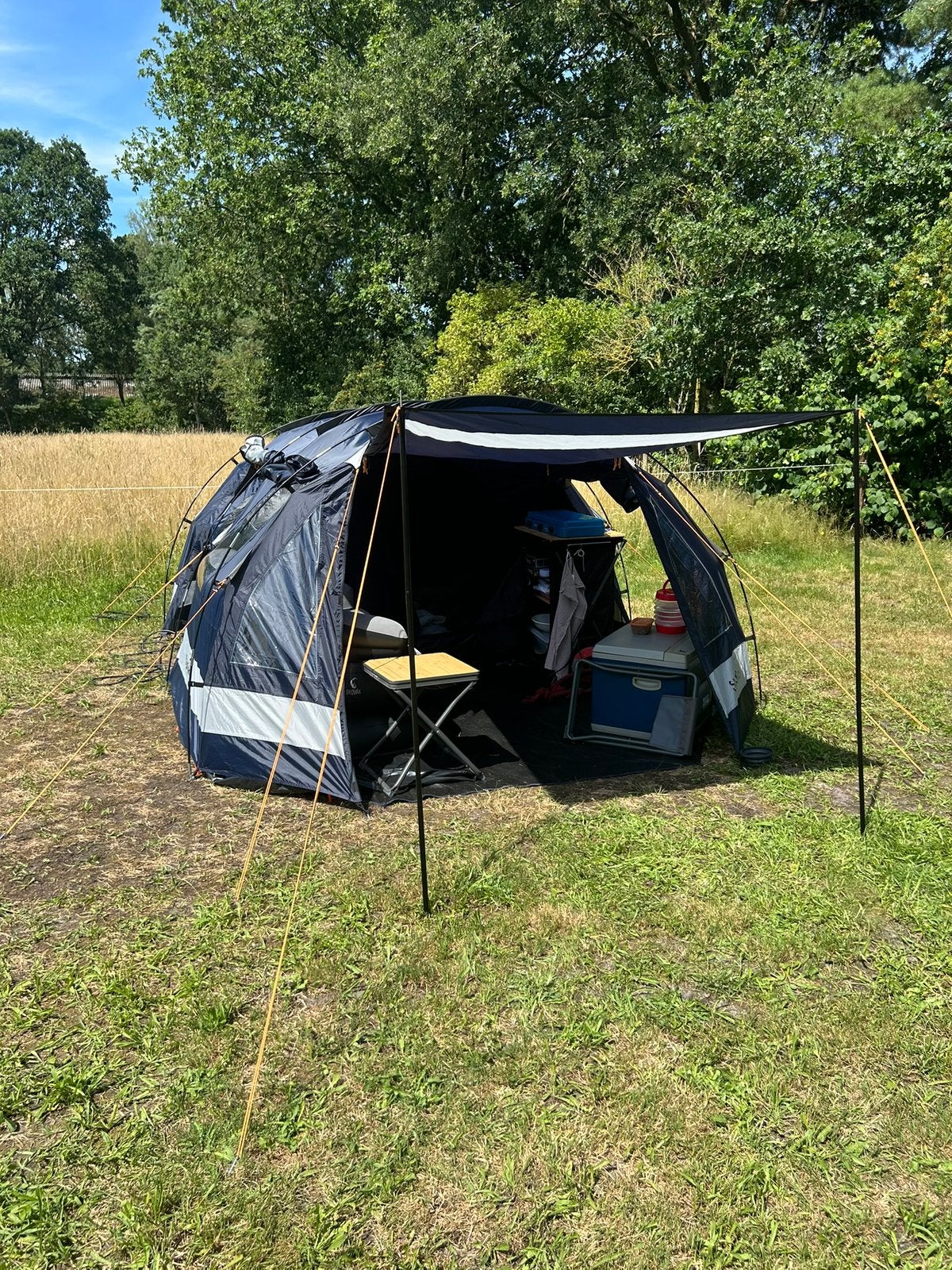 4 personen tunneltent te koop!, Caravans en Kamperen, Ophalen, Nieuw, Tot en met 4